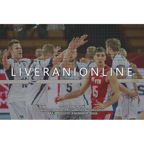 Polska Wroclaw 10 09 2014 Hala Stulecia ul. Wystawowa 1 Druga faza grupy F FIVB Mistrzostwa Swiata w pilce siatkowej mezczyzn Polska 2014 mecz pomiedzy Finlandia vs Rosja Na zdjeciu: Finlandia radosc Fot: Sebastian Borowski / Newspix.pl Poland Wroclaw 10.09.2014 Century Hall st. Wystawowa 1 Second phase of group F FIVB World Championships in mens volleyball Poland 2014 game between Finland vs Russia On the picture: Finland gladness Photo: Sebastian Borowski / Newspix.pl --- Newspix.pl AG ALDO LIVERANI SAS ONLY ITALY *** Local Caption *** www.newspix.pl mail us: info@newspix.pl call us: 0048 022 23 22 222 --- Polish Picture Agency by Ringier Axel Springer Poland