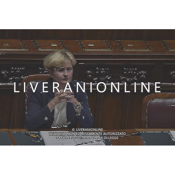 Roma - 10/09/2014 - Montecitorio - Question time - nella foto: Federica Guidi ministro sviluppo ed attivita\' produttive /Ph. Fabrizio Corradetti - Ag. Aldo Liverani sas