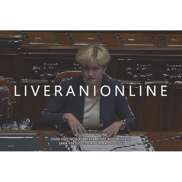 Roma - 10/09/2014 - Montecitorio - Question time - nella foto: Federica Guidi ministro sviluppo ed attivita\' produttive /Ph. Fabrizio Corradetti - Ag. Aldo Liverani sas