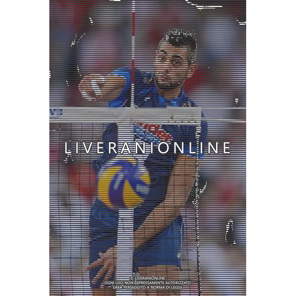 11.09.2014 - Lodz , Atlas Arena , siatkowka , Mistrzostwa Swiata 2014 , grupa E Polska (biale) - Wlochy (granatowe) , FIVB Men\'s World Championship , pool A Poland (white) - Italy (navy) N/Z Giulio Sabbi Fot. Mariusz Palczynski / MPAimages.com / NEWSPIX.PL --- Newspix.pl AG ALDO LIVERANI SAS ONLY ITALY *** Local Caption *** www.newspix.pl mail us: info@newspix.pl call us: 0048 022 23 22 222 --- Polish Picture Agency by Ringier Axel Springer Poland