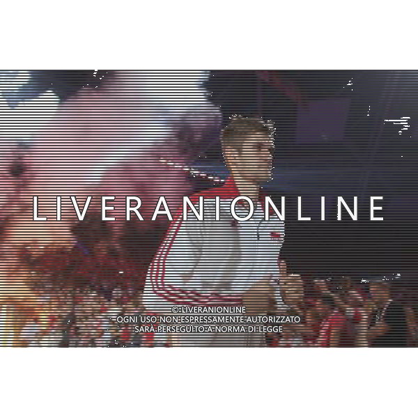 11.09.2014 LODZ , ATLAS ARENA , SIATKOWKA MEZCZYZN , MISTRZOSTWA SWIATA W SIATKOWCE MEZCZYZN 2014 , 2. FAZA TURNIEJU , GRUPA F (VOLLEYBALL , FIVB MEN\'S VOLLEYBALL WORLD CHAMPIONSHIP 2014 , ROUND 2 , POLL F ) MECZ POLSKA - WLOCHY ( GAME POLAND - ITALY) NZ KAROL KLOS FOTO LUKASZ GROCHALA/CYFRASPORT / NEWSPIX.PL --- Newspix.pl AG ALDO LIVERANI SAS ONLY ITALY *** Local Caption *** www.newspix.pl mail us: info@newspix.pl call us: 0048 022 23 22 222 --- Polish Picture Agency by Ringier Axel Springer Poland