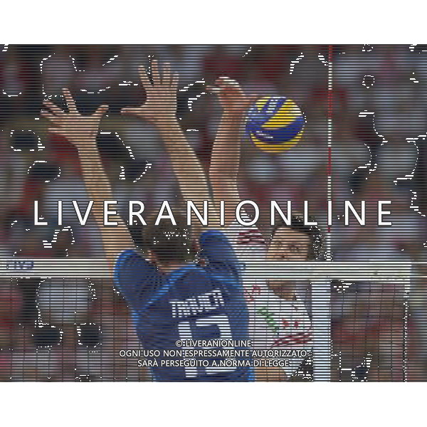 2014.09.11 LODZ FIVB VOLLEYBALL MEN\'S CHAMPIONSHIP POLAND 2014 SECOND ROUND POOL E POLAND VS ITALY MICHAL WINIARSKI 2014.09.11 LODZ SIATKOWKA MEZCZYZN MISTRZOSTWA SWIATA POLSKA 2014 RUNDA DRUGA GRUPA E POLSKA - WLOCHY N/Z MICHAL WINIARSKI FOTO LUKASZ LASKOWSKI / PRESSFOCUS / NEWSPIX.PL --- Newspix.pl AG ALDO LIVERANI SAS ONLY ITALY *** Local Caption *** www.newspix.pl mail us: info@newspix.pl call us: 0048 022 23 22 222 --- Polish Picture Agency by Ringier Axel Springer Poland