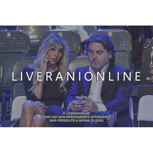 Roma - 12/09/2014 - Rai Studio Nomentano - Trasmissione TV \' Tale e Quale Show \' - nella foto: Stefano Ricucci e Natasha Tozzi / Ph. Fabrizio Corradetti - Ag. Aldo Liverani sas