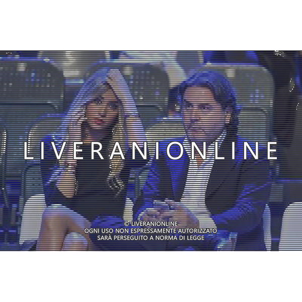 Roma - 12/09/2014 - Rai Studio Nomentano - Trasmissione TV \' Tale e Quale Show \' - nella foto: Stefano Ricucci e Natasha Tozzi / Ph. Fabrizio Corradetti - Ag. Aldo Liverani sas