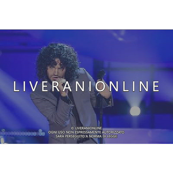 Roma - 12/09/2014 - Rai Studio Nomentano - Trasmissione TV \' Tale e Quale Show \' - nella foto: Valerio Scanu imita Francesco Renga / Ph. Fabrizio Corradetti - Ag. Aldo Liverani sas