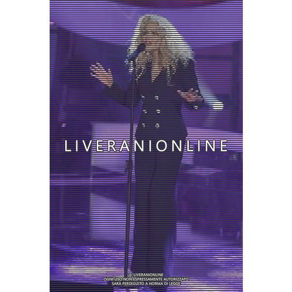 Roma - 12/09/2014 - Rai Studio Nomentano - Trasmissione TV \' Tale e Quale Show \' - nella foto: Roberta Giarrusso imita Ivana Spagna / Ph. Fabrizio Corradetti - Ag. Aldo Liverani sas