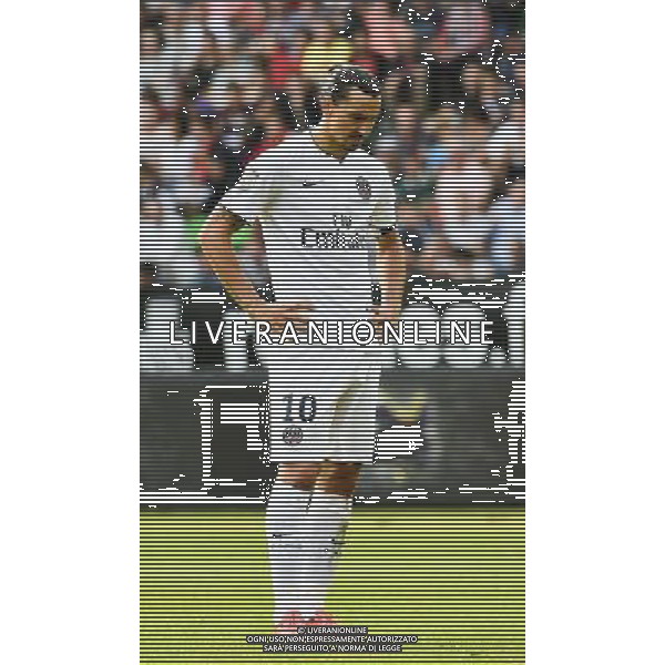 Zlatan IBRAHIMOVIC - 13.09.2014 - Rennes / Paris Saint Germain - 5eme journee de Ligue 1 Photo : Fred Porcu / Icon Sport AG ALDO LIVERANI SAS ONLY ITALY