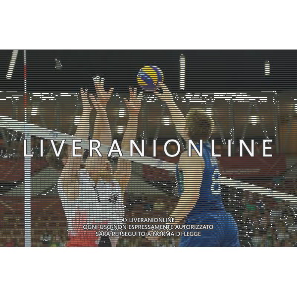 13.09.2014 - Katowice , Spodek , siatkowka , Mistrzostwa Swiata 2014 , grupa F Brazylia (niebieskie) - Kanada (biale) , FIVB Men\'s World Championship , pool F Brazil (blue) - Canada (white) N/Z Dallas Soonias , Adam Simac , Murilo Endres Fot. Karol Bartnik / MPAimages.com / NEWSPIX.PL --- Newspix.pl AG ALDO LIVERANI SAS ONLY ITALY *** Local Caption *** www.newspix.pl mail us: info@newspix.pl call us: 0048 022 23 22 222 --- Polish Picture Agency by Ringier Axel Springer Poland