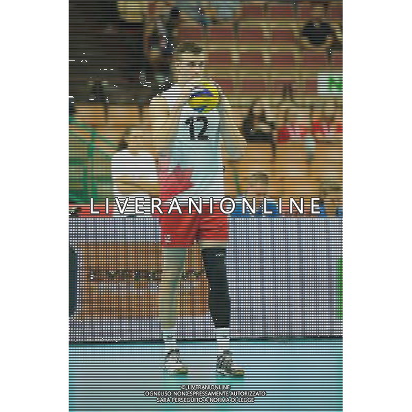 13.09.2014 - Katowice , Spodek , siatkowka , Mistrzostwa Swiata 2014 , grupa F Brazylia (niebieskie) - Kanada (biale) , FIVB Men\'s World Championship , pool F Brazil (blue) - Canada (white) N/Z Gavin Schmitt Fot. Karol Bartnik / MPAimages.com / NEWSPIX.PL --- Newspix.pl AG ALDO LIVERANI SAS ONLY ITALY *** Local Caption *** www.newspix.pl mail us: info@newspix.pl call us: 0048 022 23 22 222 --- Polish Picture Agency by Ringier Axel Springer Poland
