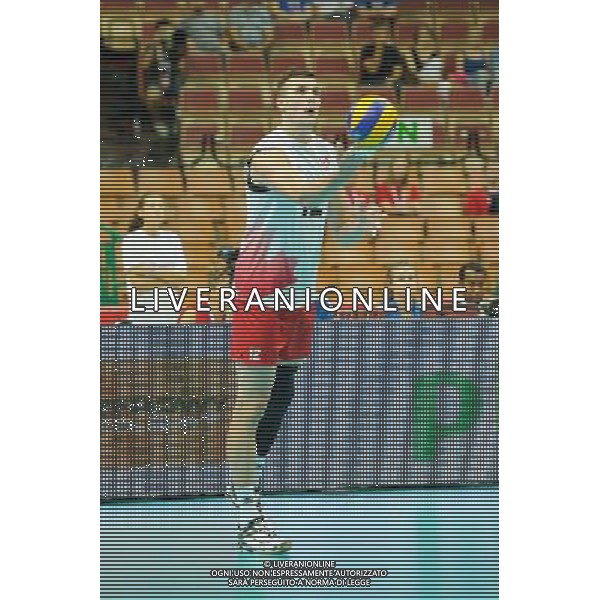 13.09.2014 - Katowice , Spodek , siatkowka , Mistrzostwa Swiata 2014 , grupa F Brazylia (niebieskie) - Kanada (biale) , FIVB Men\'s World Championship , pool F Brazil (blue) - Canada (white) N/Z Gavin Schmitt Fot. Karol Bartnik / MPAimages.com / NEWSPIX.PL --- Newspix.pl AG ALDO LIVERANI SAS ONLY ITALY *** Local Caption *** www.newspix.pl mail us: info@newspix.pl call us: 0048 022 23 22 222 --- Polish Picture Agency by Ringier Axel Springer Poland
