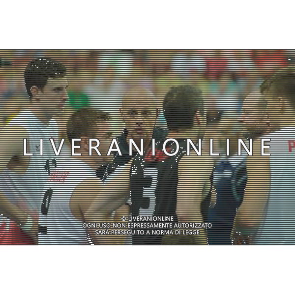 13.09.2014 - Katowice , Spodek , siatkowka , Mistrzostwa Swiata 2014 , grupa F Brazylia (niebieskie) - Kanada (biale) , FIVB Men\'s World Championship , pool F Brazil (blue) - Canada (white) N/Z Glenn Hoag , Kanada Fot. Karol Bartnik / MPAimages.com / NEWSPIX.PL --- Newspix.pl AG ALDO LIVERANI SAS ONLY ITALY *** Local Caption *** www.newspix.pl mail us: info@newspix.pl call us: 0048 022 23 22 222 --- Polish Picture Agency by Ringier Axel Springer Poland