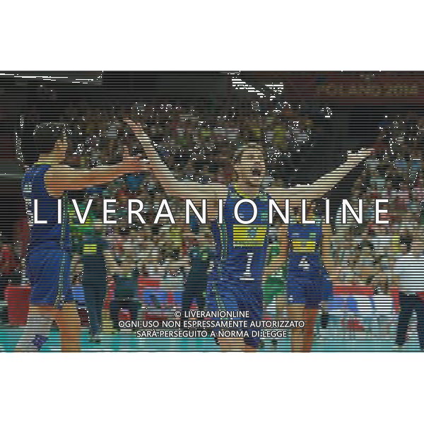 13.09.2014 - Katowice , Spodek , siatkowka , Mistrzostwa Swiata 2014 , grupa F Brazylia (niebieskie) - Kanada (biale) , FIVB Men\'s World Championship , pool F Brazil (blue) - Canada (white) N/Z Bruno Mossa Rezende Fot. Karol Bartnik / MPAimages.com / NEWSPIX.PL --- Newspix.pl AG ALDO LIVERANI SAS ONLY ITALY *** Local Caption *** www.newspix.pl mail us: info@newspix.pl call us: 0048 022 23 22 222 --- Polish Picture Agency by Ringier Axel Springer Poland