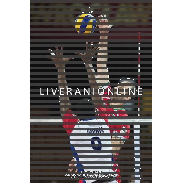 Polska Wroclaw 13 09 2014 Hala Stulecia ul. Wystawowa 1 Druga faza grupy F FIVB Mistrzostwa Swiata w pilce siatkowej mezczyzn Polska 2014 mecz pomiedzy Kuba vs Bulgaria Na zdjeciu: Danail Milushev bulgaria #6 Fot: Sebastian Borowski / Newspix.pl Poland Wroclaw 13.09.2014 Century Hall st. Wystawowa 1 Second phase of group F FIVB World Championships in mens volleyball Poland 2014 game between Cuba vs Bulgaria On the picture: Danail Milushev bulgaria #6 Photo: Sebastian Borowski / Newspix.pl --- Newspix.pl AG ALDO LIVERANI SAS ONLY ITALY *** Local Caption *** www.newspix.pl mail us: info@newspix.pl call us: 0048 022 23 22 222 --- Polish Picture Agency by Ringier Axel Springer Poland
