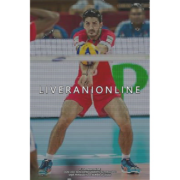 Polska Wroclaw 13 09 2014 Hala Stulecia ul. Wystawowa 1 Druga faza grupy F FIVB Mistrzostwa Swiata w pilce siatkowej mezczyzn Polska 2014 mecz pomiedzy Kuba vs Bulgaria Na zdjeciu: Todor Skrimov bulgaria #8 Fot: Sebastian Borowski / Newspix.pl Poland Wroclaw 13.09.2014 Century Hall st. Wystawowa 1 Second phase of group F FIVB World Championships in mens volleyball Poland 2014 game between Cuba vs Bulgaria On the picture: Todor Skrimov bulgaria #8 Photo: Sebastian Borowski / Newspix.pl --- Newspix.pl AG ALDO LIVERANI SAS ONLY ITALY *** Local Caption *** www.newspix.pl mail us: info@newspix.pl call us: 0048 022 23 22 222 --- Polish Picture Agency by Ringier Axel Springer Poland