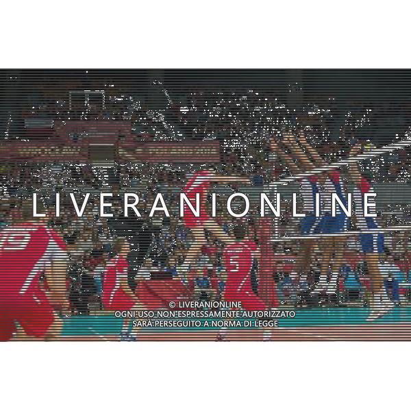 Polska Wroclaw 13 09 2014 Hala Stulecia ul. Wystawowa 1 Druga faza grupy F FIVB Mistrzostwa Swiata w pilce siatkowej mezczyzn Polska 2014 mecz pomiedzy Kuba vs Bulgaria Na zdjeciu: Todor Aleksiev bulgaria #15 Fot: Sebastian Borowski / Newspix.pl Poland Wroclaw 13.09.2014 Century Hall st. Wystawowa 1 Second phase of group F FIVB World Championships in mens volleyball Poland 2014 game between Cuba vs Bulgaria On the picture: Todor Aleksiev bulgaria #15 Photo: Sebastian Borowski / Newspix.pl --- Newspix.pl AG ALDO LIVERANI SAS ONLY ITALY *** Local Caption *** www.newspix.pl mail us: info@newspix.pl call us: 0048 022 23 22 222 --- Polish Picture Agency by Ringier Axel Springer Poland