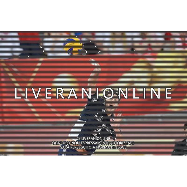 13.09.2014 - Lodz , Atlas Arena , siatkowka , Mistrzostwa Swiata 2014 , grupa E Polska (granatowe) - Iran (czerwone) , FIVB Men\'s World Championship , pool E Poland (navy) - Iran (red) N/Z Michal Winiarski Fot. Mariusz Palczynski / MPAimages.com / NEWSPIX.PL --- Newspix.pl AG ALDO LIVERANI SAS ONLY ITALY *** Local Caption *** www.newspix.pl mail us: info@newspix.pl call us: 0048 022 23 22 222 --- Polish Picture Agency by Ringier Axel Springer Poland
