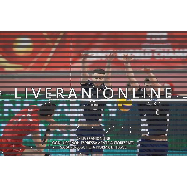 13.09.2014 - Lodz , Atlas Arena , siatkowka , Mistrzostwa Swiata 2014 , grupa E Polska (granatowe) - Iran (czerwone) , FIVB Men\'s World Championship , pool E Poland (navy) - Iran (red) N/Z Farhad Ghaemi , Mariusz Wlazly , Piotr Nowakowski Fot. Mariusz Palczynski / MPAimages.com / NEWSPIX.PL --- Newspix.pl AG ALDO LIVERANI SAS ONLY ITALY *** Local Caption *** www.newspix.pl mail us: info@newspix.pl call us: 0048 022 23 22 222 --- Polish Picture Agency by Ringier Axel Springer Poland