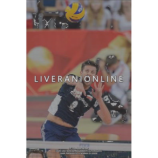 13.09.2014 - Lodz , Atlas Arena , siatkowka , Mistrzostwa Swiata 2014 , grupa E Polska (granatowe) - Iran (czerwone) , FIVB Men\'s World Championship , pool E Poland (navy) - Iran (red) N/Z Michal Winiarski Fot. Mariusz Palczynski / MPAimages.com / NEWSPIX.PL --- Newspix.pl AG ALDO LIVERANI SAS ONLY ITALY *** Local Caption *** www.newspix.pl mail us: info@newspix.pl call us: 0048 022 23 22 222 --- Polish Picture Agency by Ringier Axel Springer Poland