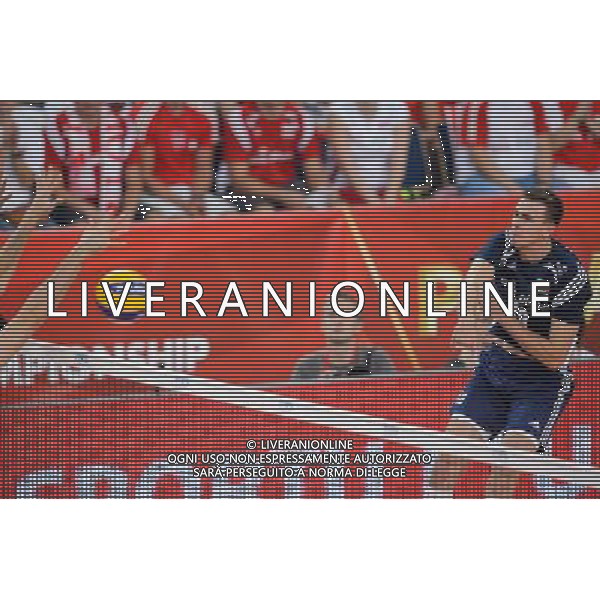 13.09.2014 - Lodz , Atlas Arena , siatkowka , Mistrzostwa Swiata 2014 , grupa E Polska (granatowe) - Iran (czerwone) , FIVB Men\'s World Championship , pool E Poland (navy) - Iran (red) N/Z Mariusz Wlazly Fot. Mariusz Palczynski / MPAimages.com / NEWSPIX.PL --- Newspix.pl AG ALDO LIVERANI SAS ONLY ITALY *** Local Caption *** www.newspix.pl mail us: info@newspix.pl call us: 0048 022 23 22 222 --- Polish Picture Agency by Ringier Axel Springer Poland
