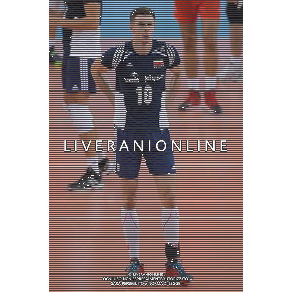 13.09.2014 - Lodz , Atlas Arena , siatkowka , Mistrzostwa Swiata 2014 , grupa E Polska (granatowe) - Iran (czerwone) , FIVB Men\'s World Championship , pool E Poland (navy) - Iran (red) N/Z Mariusz Wlazly Fot. Mariusz Palczynski / MPAimages.com / NEWSPIX.PL --- Newspix.pl AG ALDO LIVERANI SAS ONLY ITALY *** Local Caption *** www.newspix.pl mail us: info@newspix.pl call us: 0048 022 23 22 222 --- Polish Picture Agency by Ringier Axel Springer Poland