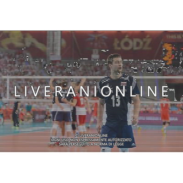 13.09.2014 - Lodz , Atlas Arena , siatkowka , Mistrzostwa Swiata 2014 , grupa E Polska (granatowe) - Iran (czerwone) , FIVB Men\'s World Championship , pool E Poland (navy) - Iran (red) N/Z Michal Kubiak Fot. Mariusz Palczynski / MPAimages.com / NEWSPIX.PL --- Newspix.pl AG ALDO LIVERANI SAS ONLY ITALY *** Local Caption *** www.newspix.pl mail us: info@newspix.pl call us: 0048 022 23 22 222 --- Polish Picture Agency by Ringier Axel Springer Poland