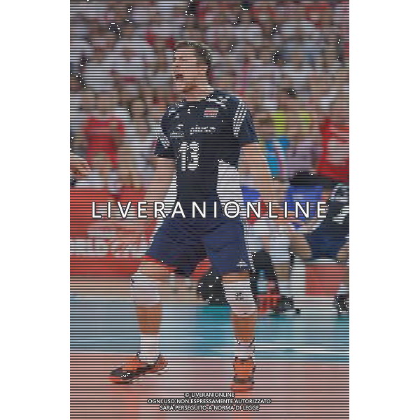 13.09.2014 - Lodz , Atlas Arena , siatkowka , Mistrzostwa Swiata 2014 , grupa E Polska (granatowe) - Iran (czerwone) , FIVB Men\'s World Championship , pool E Poland (navy) - Iran (red) N/Z Michal Kubiak Fot. Mariusz Palczynski / MPAimages.com / NEWSPIX.PL --- Newspix.pl AG ALDO LIVERANI SAS ONLY ITALY *** Local Caption *** www.newspix.pl mail us: info@newspix.pl call us: 0048 022 23 22 222 --- Polish Picture Agency by Ringier Axel Springer Poland