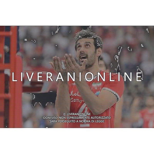 13.09.2014 - Lodz , Atlas Arena , siatkowka , Mistrzostwa Swiata 2014 , grupa E Polska (granatowe) - Iran (czerwone) , FIVB Men\'s World Championship , pool E Poland (navy) - Iran (red) N/Z Mir Saeid Marouflakrani Fot. Mariusz Palczynski / MPAimages.com / NEWSPIX.PL --- Newspix.pl AG ALDO LIVERANI SAS ONLY ITALY *** Local Caption *** www.newspix.pl mail us: info@newspix.pl call us: 0048 022 23 22 222 --- Polish Picture Agency by Ringier Axel Springer Poland
