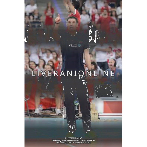 13.09.2014 - Lodz , Atlas Arena , siatkowka , Mistrzostwa Swiata 2014 , grupa E Polska (granatowe) - Iran (czerwone) , FIVB Men\'s World Championship , pool E Poland (navy) - Iran (red) N/Z Slobodan Kovac Fot. Mariusz Palczynski / MPAimages.com / NEWSPIX.PL --- Newspix.pl AG ALDO LIVERANI SAS ONLY ITALY *** Local Caption *** www.newspix.pl mail us: info@newspix.pl call us: 0048 022 23 22 222 --- Polish Picture Agency by Ringier Axel Springer Poland