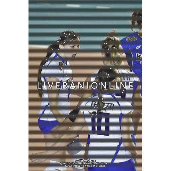 Roma - 13/09/2014 - PalaTiziano - Amichevole Volley femminile - Italia vs Turchia - nella foto: Antonella Del Core / Ph. Fabrizio Corradetti - Ag. Aldo Liverani Sas