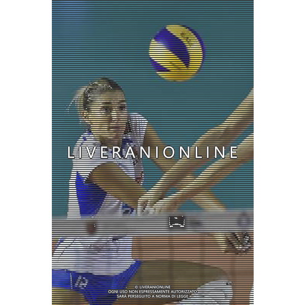 Roma - 13/09/2014 - PalaTiziano - Amichevole Volley femminile - Italia vs Turchia - nella foto: Francesca Piccinini / Ph. Fabrizio Corradetti - Ag. Aldo Liverani Sas