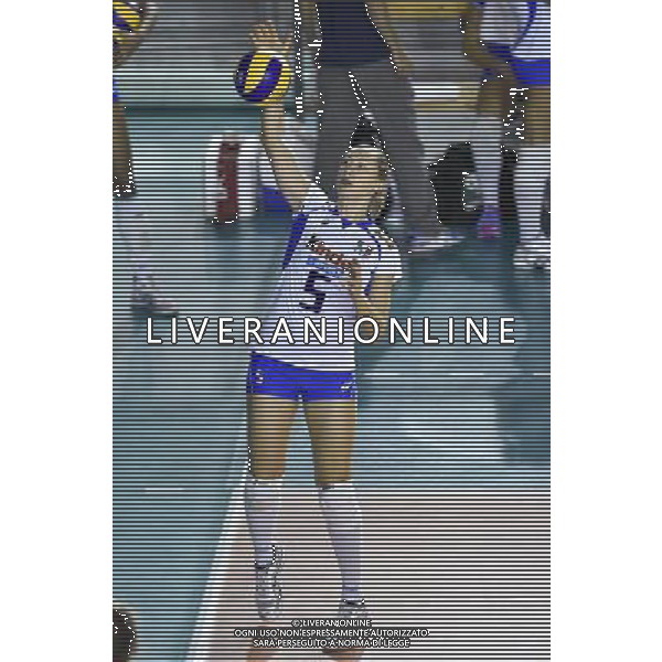 Roma - 13/09/2014 - PalaTiziano - Amichevole Volley femminile - Italia vs Turchia - nella foto: Valentina Fiorin / Ph. Fabrizio Corradetti - Ag. Aldo Liverani Sas