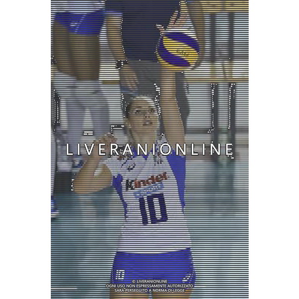 Roma - 13/09/2014 - PalaTiziano - Amichevole Volley femminile - Italia vs Turchia - nella foto: Francesca Ferretti / Ph. Fabrizio Corradetti - Ag. Aldo Liverani Sas