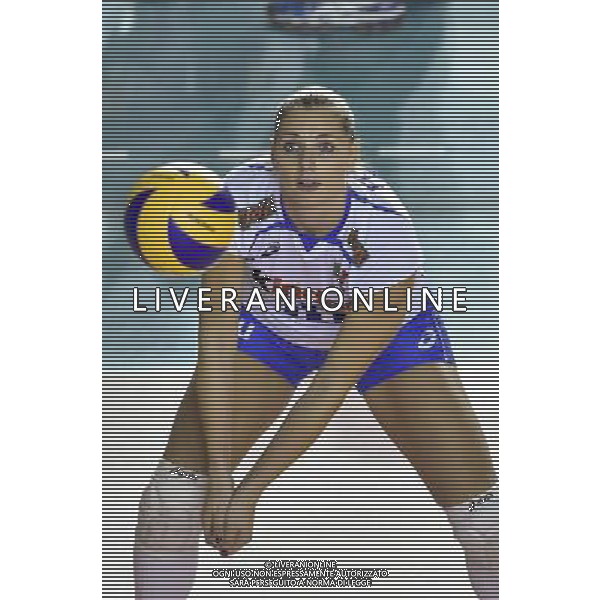 Roma - 13/09/2014 - PalaTiziano - Amichevole Volley femminile - Italia vs Turchia - nella foto: Francesca Ferretti / Ph. Fabrizio Corradetti - Ag. Aldo Liverani Sas