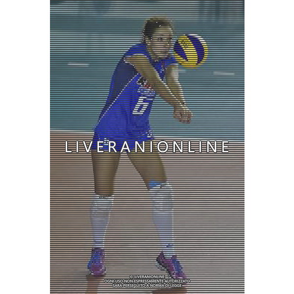Roma - 13/09/2014 - PalaTiziano - Amichevole Volley femminile - Italia vs Turchia - nella foto: Monica De Gennaro / Ph. Fabrizio Corradetti - Ag. Aldo Liverani Sas