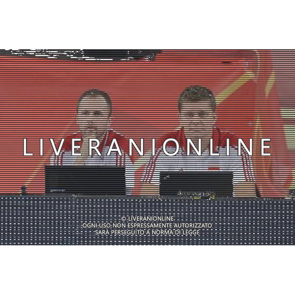 13.09.2014 - Lodz , Atlas Arena , siatkowka , Mistrzostwa Swiata 2014 , grupa E Serbia (biale) - Francja (granatowe) , FIVB Men\'s World Championship , pool E Serbia (white) - France (navy) N/Z Oskar Maczmarczyk Fot. Mariusz Palczynski / MPAimages.com / NEWSPIX.PL --- Newspix.pl AG ALDO LIVERANI SAS ONLY ITALY *** Local Caption *** www.newspix.pl mail us: info@newspix.pl call us: 0048 022 23 22 222 --- Polish Picture Agency by Ringier Axel Springer Poland