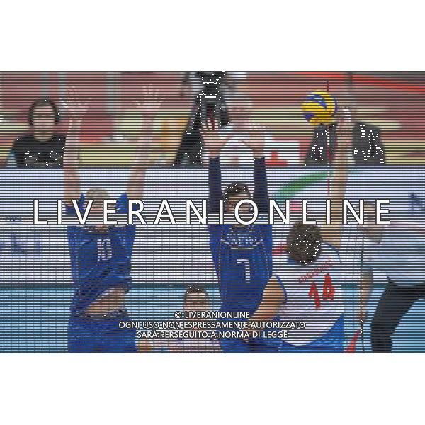 13.09.2014 - Lodz , Atlas Arena , siatkowka , Mistrzostwa Swiata 2014 , grupa E Serbia (biale) - Francja (granatowe) , FIVB Men\'s World Championship , pool E Serbia (white) - France (navy) N/Z Kevin Le Roux , Kevin Tillie , Aleksandar Atanasijevic Fot. Mariusz Palczynski / MPAimages.com / NEWSPIX.PL --- Newspix.pl AG ALDO LIVERANI SAS ONLY ITALY *** Local Caption *** www.newspix.pl mail us: info@newspix.pl call us: 0048 022 23 22 222 --- Polish Picture Agency by Ringier Axel Springer Poland