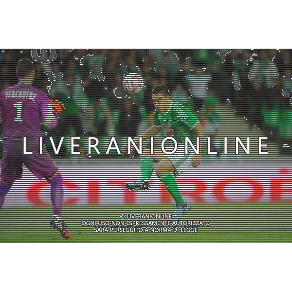 Mevlut ERDING - 13.09.2014 - Soint Etienne / Caen - 5eme journee de Ligue 1 Photo : Jean Paul Thomas / Icon Sport AG ALDO LIVERANI SAS ONLY ITALY