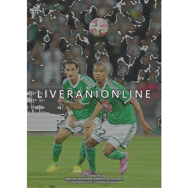 Kevin MONNET PAQUET - 13.09.2014 - Soint Etienne / Caen - 5eme journee de Ligue 1 Photo : Jean Paul Thomas / Icon Sport AG ALDO LIVERANI SAS ONLY ITALY