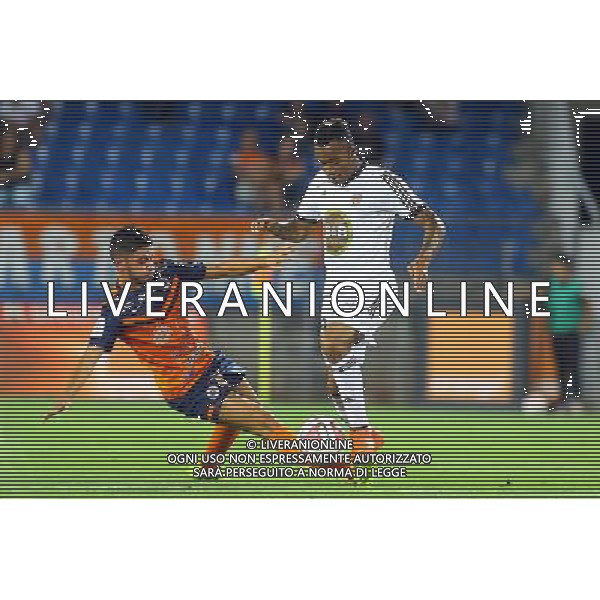 Morgan SANSON / Jordan AYEW - 13.09.2014 - Montpellier / Lorient - 5eme journee de Ligue 1 Photo : Nicolas Guyonnet / Icon Sport ag aldo liverani sas only italy