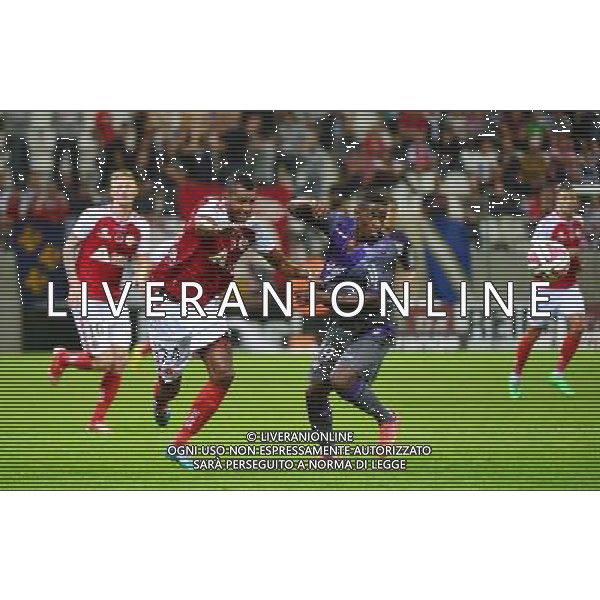 David NGOG / Jacques Francois MOUBANDJE - 13.09.2014 - Reims / Toulouse - 5eme journee de Ligue 1 Photo : Dave Winter / Icon Sport ag aldo liverani sas onlyitaly
