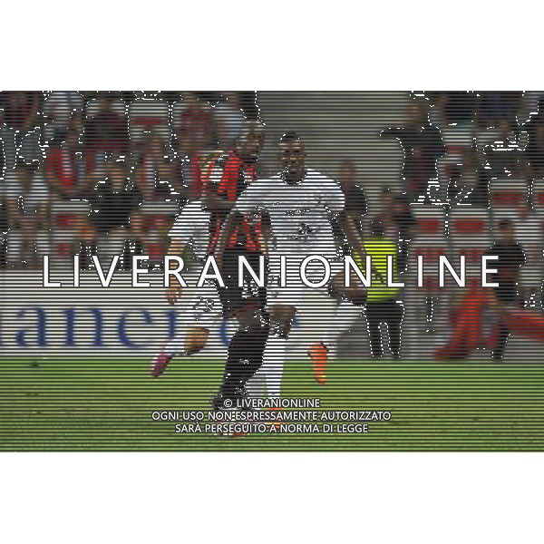 Modibo Maiga / Souleymane Diawara - 13.09.2014 - Nice / Metz - 5eme journee de Ligue 1 Photo : Neal Simpson / Icon Sport AG ALDO LIVERANI SAS ONLY ITALY