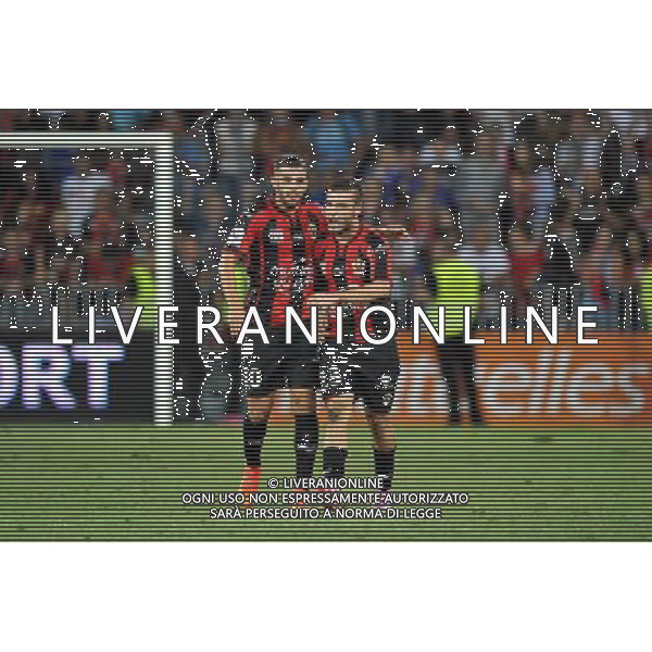 Joie Valentin Eysseric / Alexy Bosetti - 13.09.2014 - Nice / Metz - 5eme journee de Ligue 1 Photo : Neal Simpson / Icon Sport AG ALDO LIVERANI SAS ONLY ITALY