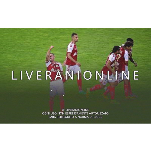 Joie Gaetan COURTET - 13.09.2014 - Reims / Toulouse - 5eme journee de Ligue 1 Photo : Dave Winter / Icon Sport AG ALDO LIVERANI SAS ONLY ITALY