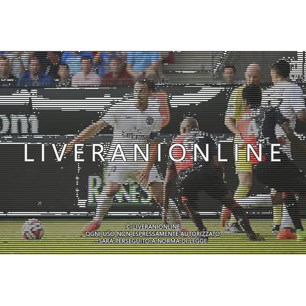 Zlatan IBRAHIMOVIC / Gelson FERNANDES - 13.09.2014 - Rennes / Paris Saint Germain - 5eme journee de Ligue 1 Photo : Fred Porcu / Icon Sport AG ALDO LIVERANI SAS ONLY ITALY