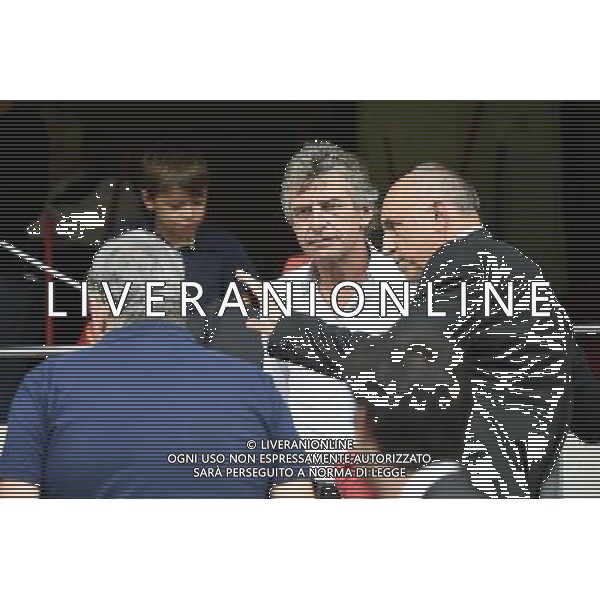 Christian GOURCUFF / Rene RUELLO - 13.09.2014 - Rennes / Paris Saint Germain - 5eme journee de Ligue 1 Photo : Fred Porcu / Icon Sport AG ALDO LIVERANI SAS ONLY ITALY