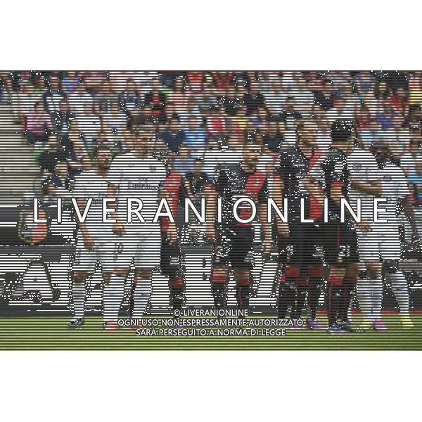 Thiago MOTTA / Zlatan IBRAHIMOVIC / Sylvain ARMAND / Ola TOIVONEN - 13.09.2014 - Rennes / Paris Saint Germain - 5eme journee de Ligue 1 Photo : Fred Porcu / Icon Sport AG ALDO LIVERANI SAS ONLY ITALY