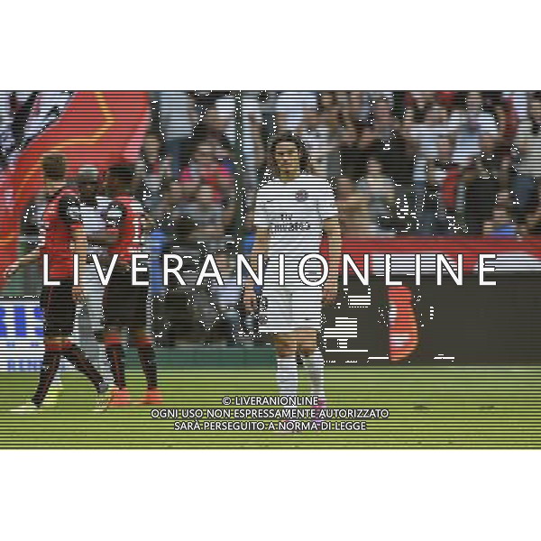 Edinson CAVANI - 13.09.2014 - Rennes / Paris Saint Germain - 5eme journee de Ligue 1 Photo : Fred Porcu / Icon Sport AG ALDO LIVERANI SAS ONLY ITALY