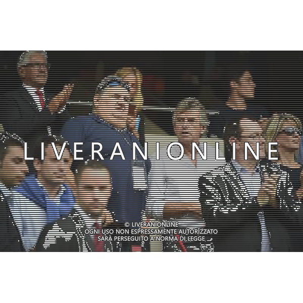Pierre MENES / Christian GOURCUFF - 13.09.2014 - Rennes / Paris Saint Germain - 5eme journee de Ligue 1 Photo : Fred Porcu / Icon Sport AG ALDO LIVERANI SAS ONLY ITALY