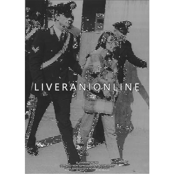 ARCHIVIO GIOVANNI LIVERANI 1985 NELLA FOTO valeria fuse donna di GRAZIANO MESINA ARRESTATO IL19/04/1985 AGENZIA ALDO LIVERANI