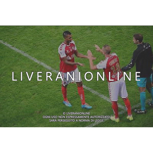 David NGOG / Gaetan COURTET - 13.09.2014 - Reims / Toulouse - 5eme journee de Ligue 1 Photo : Dave Winter / Icon Sport AG ALDO LIVERANI SAS ONLY ITALY
